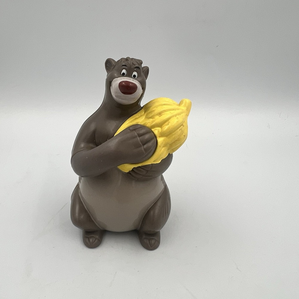 Vintage 1997 BALOO The Jungle Book #1 Figurine McDonald's Happy Meal Toy Disney